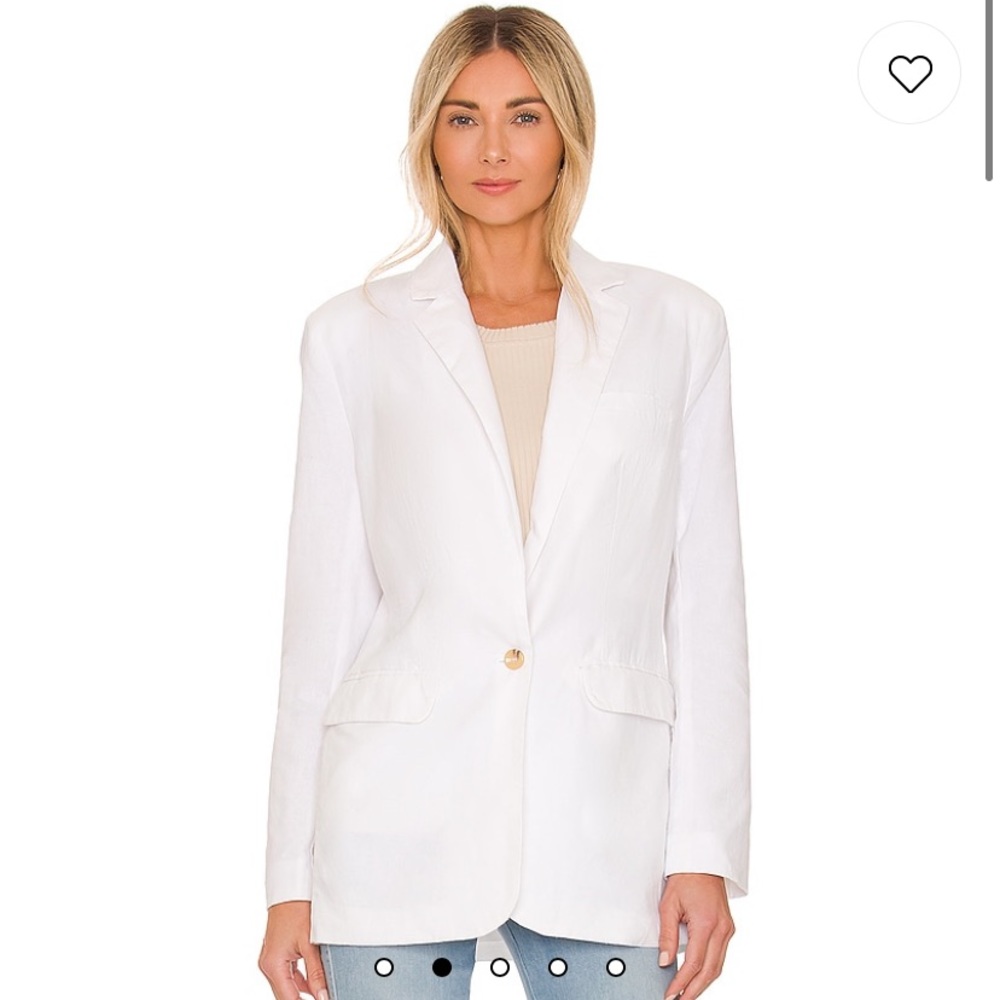 NWT Steve Madden bb Dakota white linen blazer